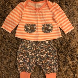 Baby Girl 3-6m outfit set